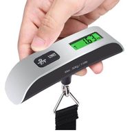 Digitales Gepäckwaage Tragbar Silber Max 50kg farbe Rot