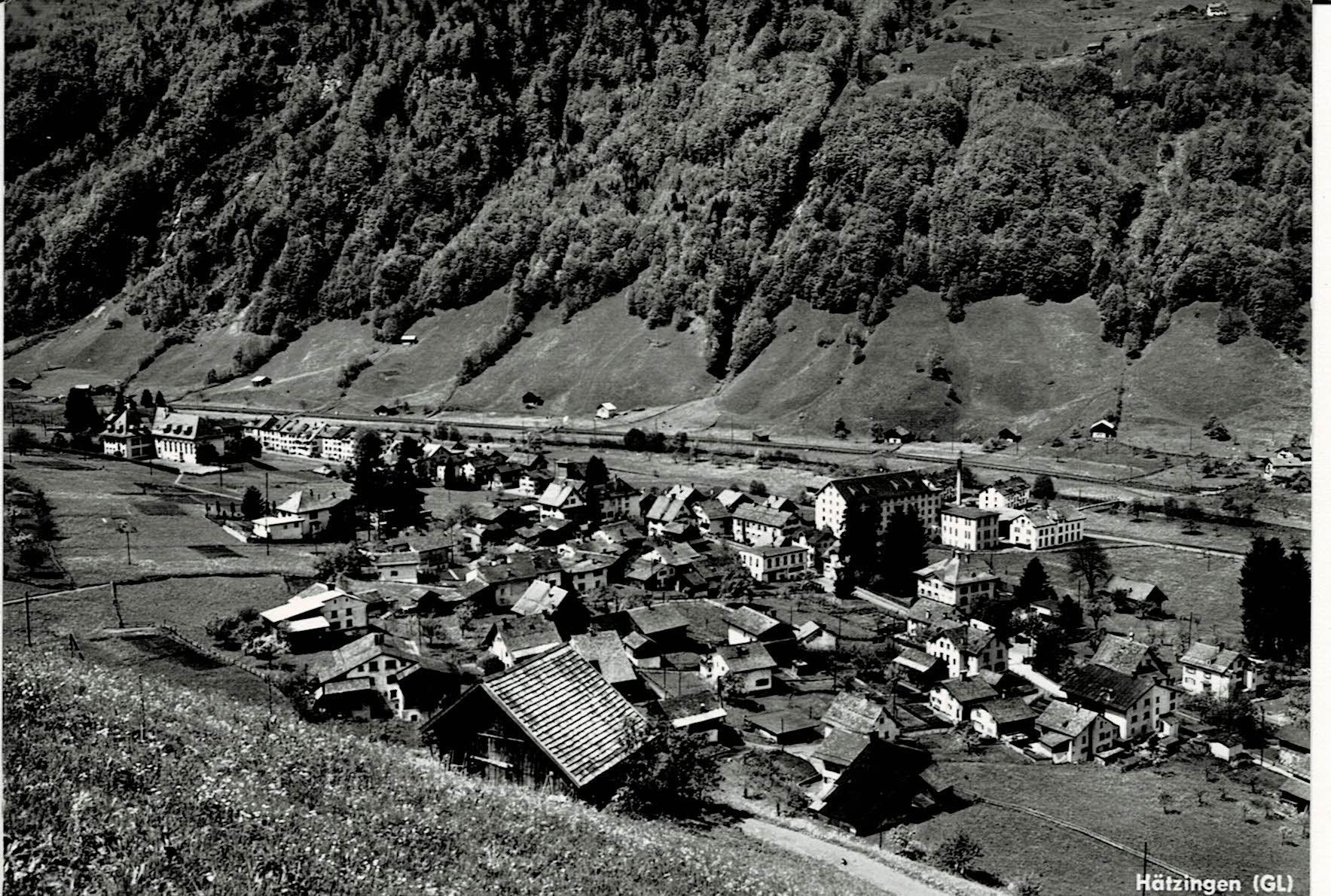 Cartoline postali: HÄTZINGEN GL beschrieben 1973! – Usato da Hergiswil NW venduto da Kartenfrau