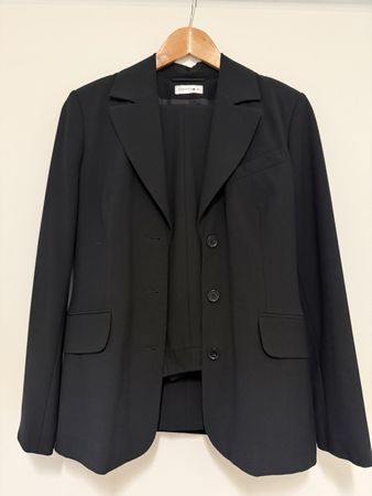 Eleganter schwarzer Hosenanzug von comma – Blazer & Hose – G