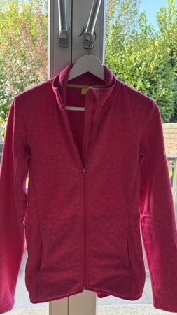 Roxy Fleecejacke pink mit Reissverschluss Grösse M