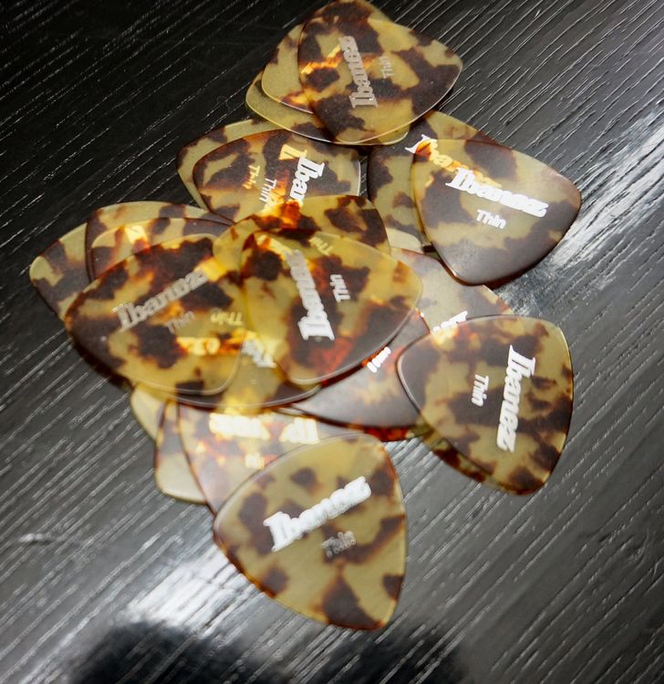 Ibanez Picks, Thin, Tortoise, 25pcs (Neuf avec emballage d'origine) à ...