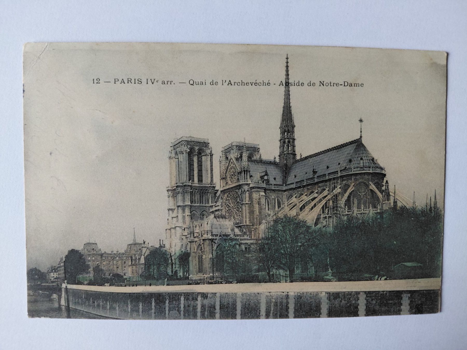 Cartes postales: Alte Ansichtskarte Notre-Dame Paris, selten 1904 – D'occasion à Wattwil par yburgler