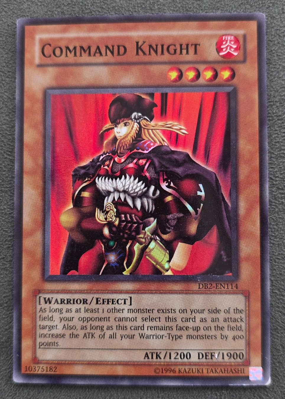 Yugioh Carte collezionabili: Yu-Gi-Oh! DB2-EN114 Command Knight EX – Usato da Oberwil BL venduto da Autobueb