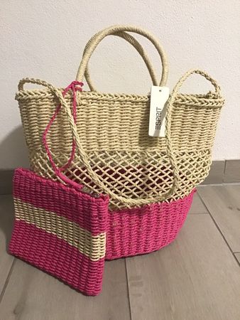 ESPRIT Strandtasche Shopper Sommertasche Strandtasche NEU