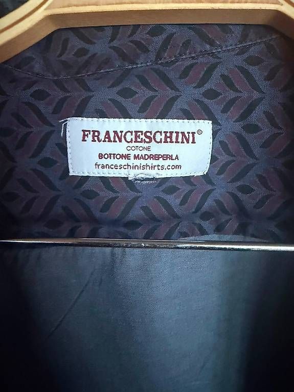 Chemises: Franceschini Herrenhemd  Baumwolle mit Perlmuttknöpfen – D'occasion à Zweisimmen par sementielle 1