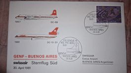 Swissair Genf - Buenos Aires 30.04.1981