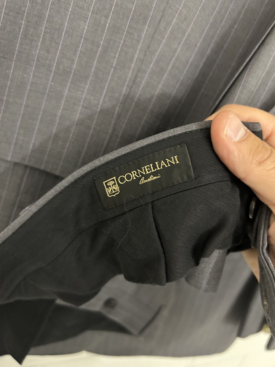 Completi: Corneliani Herren Anzug gestreift grau Grösse 56 – Usato da Bülach venduto da INO_ 1