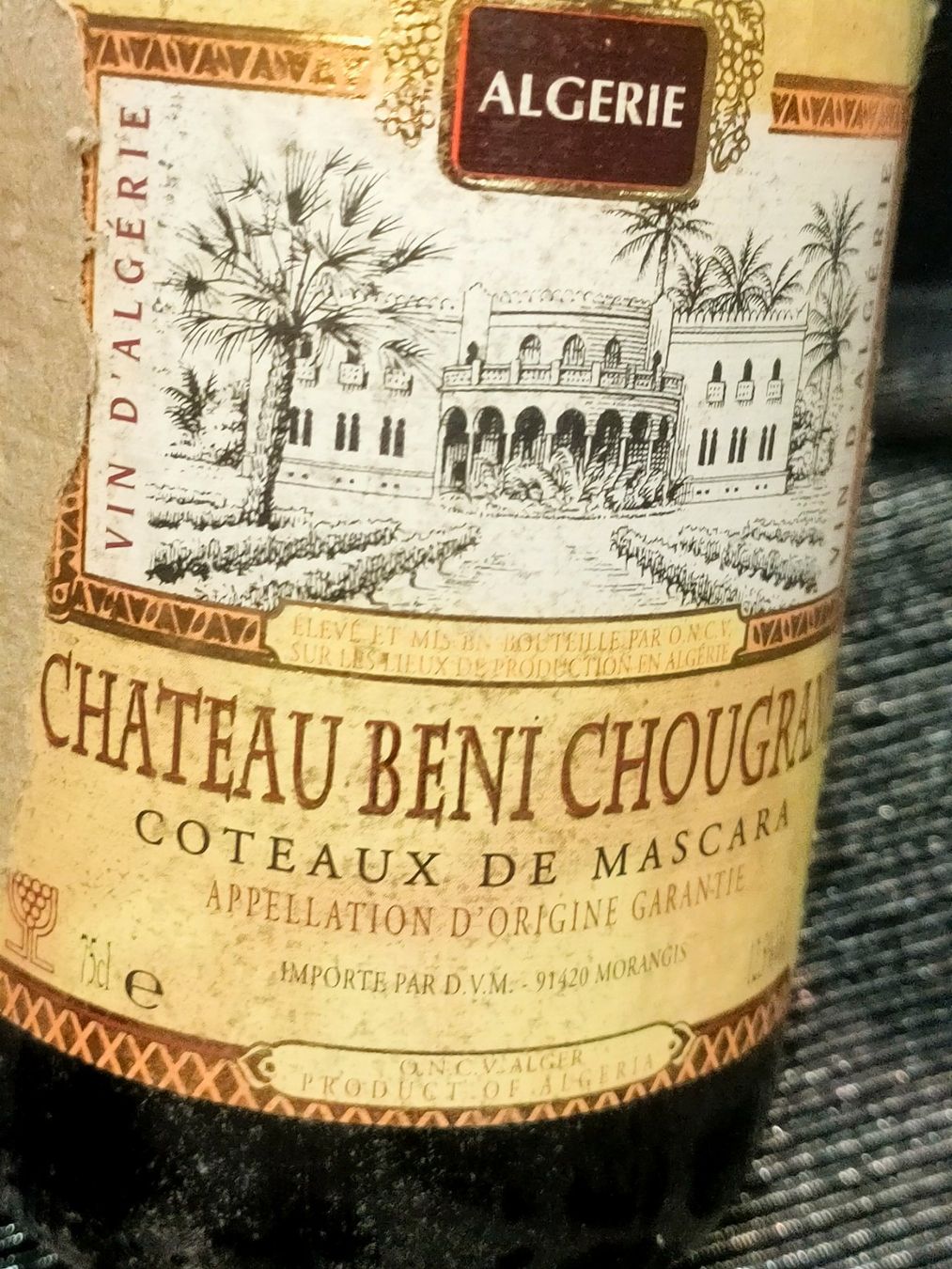 Vino: CHÂTEAU BENI CHOUGRANE 2004 – Nuovo (secondo la descrizione) da Genève venduto da Leboucheoreilles 4