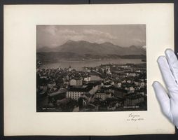 Fotografie Luzern, Blick über die Stadt