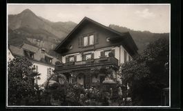 Vitznau, Pension Braun mit Nachbarhaus