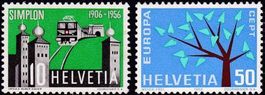 1956/67, Werbe Nr. 325 Pf 2.02 + 390 Abarten, postfrisch**.