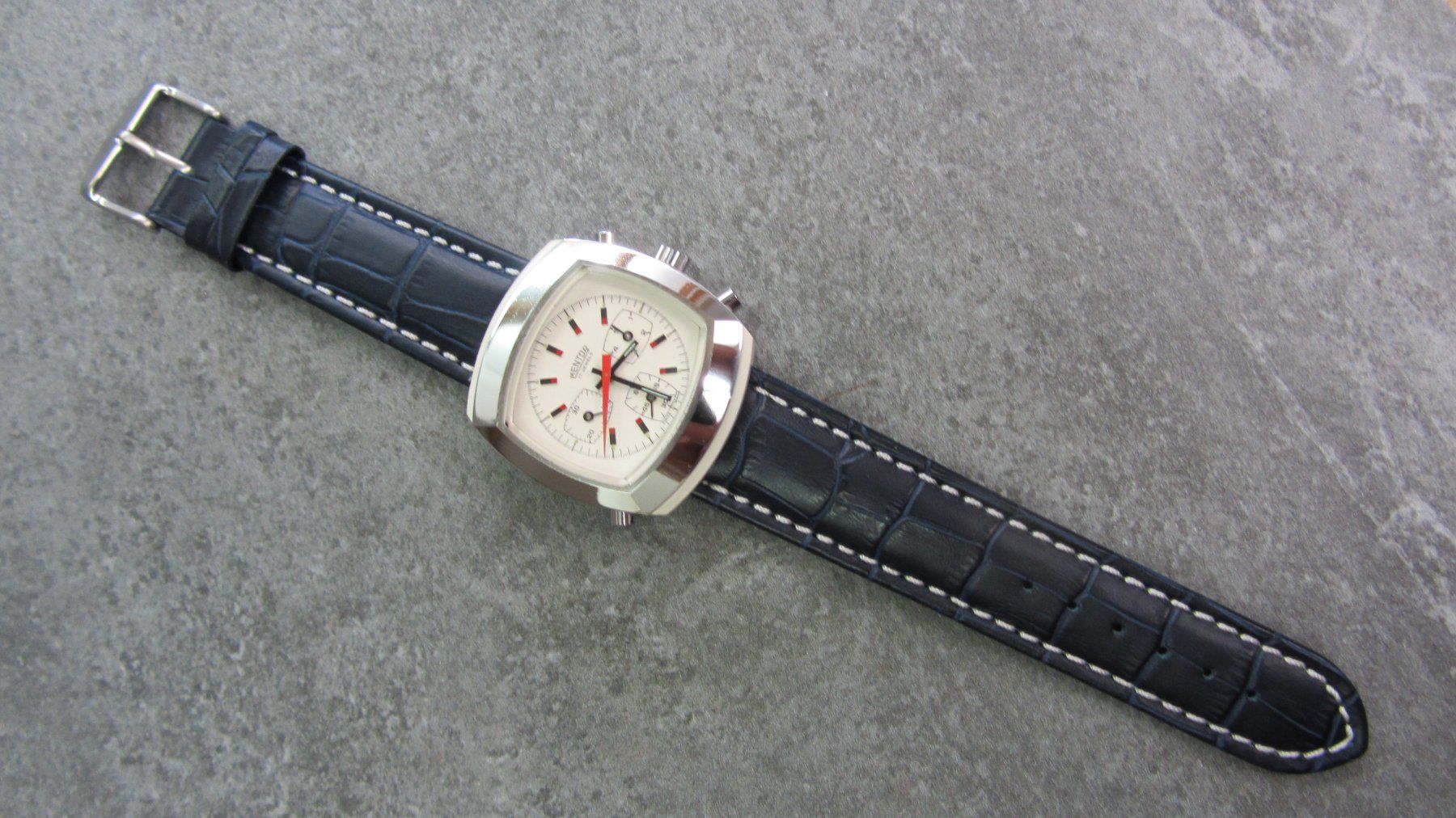 Uhren: MENTOR Chronograph, Vintage 70zigerj. – Gebraucht aus Hölstein von niala06 6