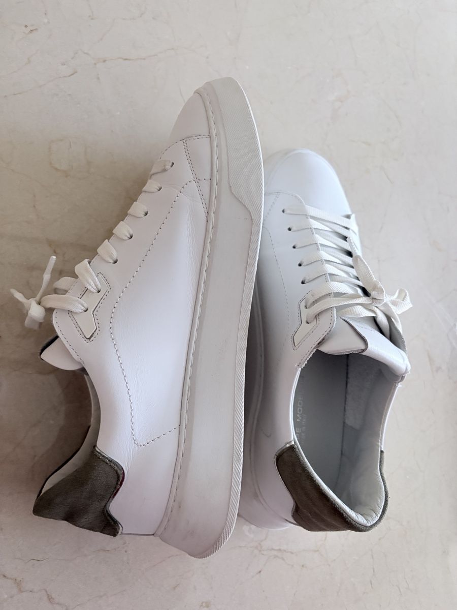 Scarpe da uomo: Philippe Model Sneaker Weiss Gr. 44 - Top Zustand! – Nuovo (secondo la descrizione) da Fahrweid venduto da Etam_13 5