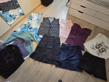 Kleiderpaket, Tops & Röcke, Shorts, Grösse 42 / 44