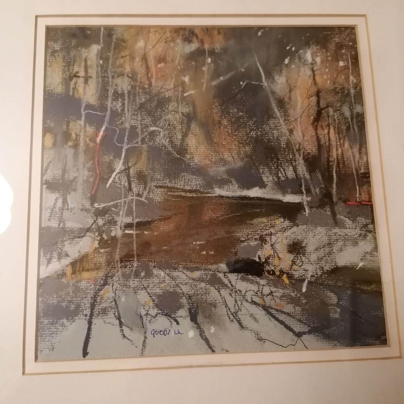 Dipinti: Winter River  -  OSCAR GOODALL RSW – Usato da Mendrisio venduto da Accamuta 2