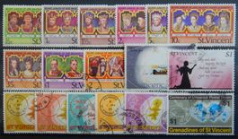 St. Vincent British Lot mit schönen Werten X