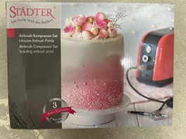 Städter Airbrush-Kompressor-Set, neuwertig, komplett!