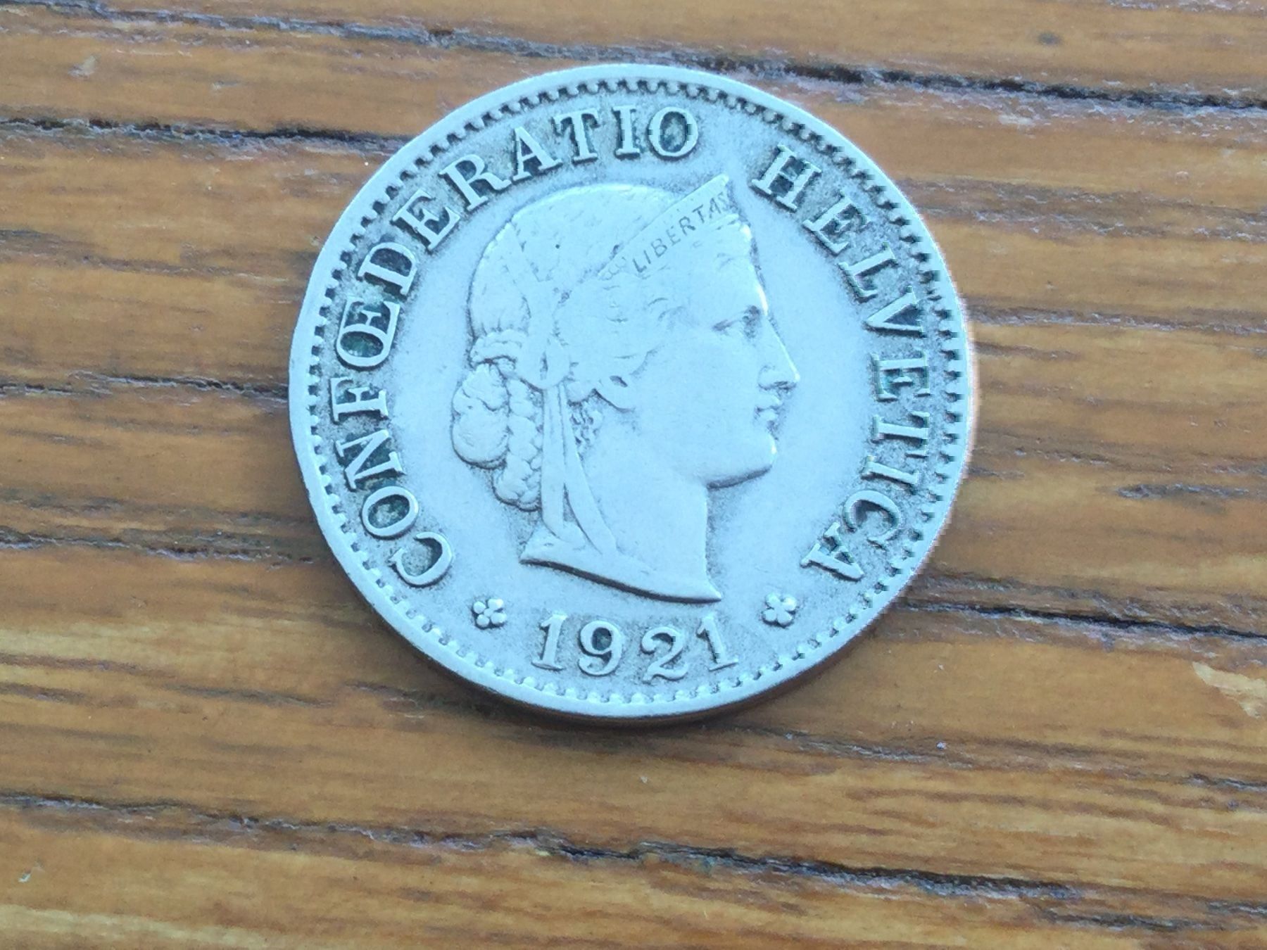 Tutti le monete: 5Rp. 1921 – Usato da Riehen venduto da hansi999 1
