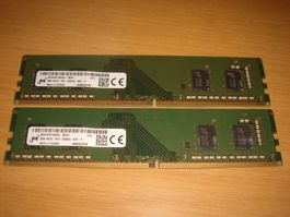 2 Stück 8gb ddr4 3200. Details siehe Bildern.