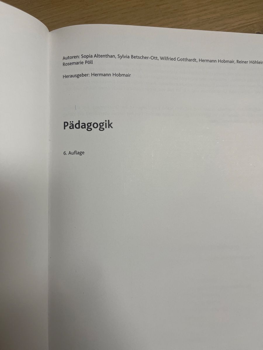 Libri: FMS Pädagogik Hobmair – Usato da Bernhardzell venduto da aai.bau 1
