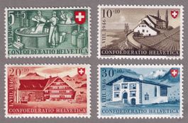 1946_B30-33_PRO PATRIA_Berufe und Schweizer Häuser !_Serie**