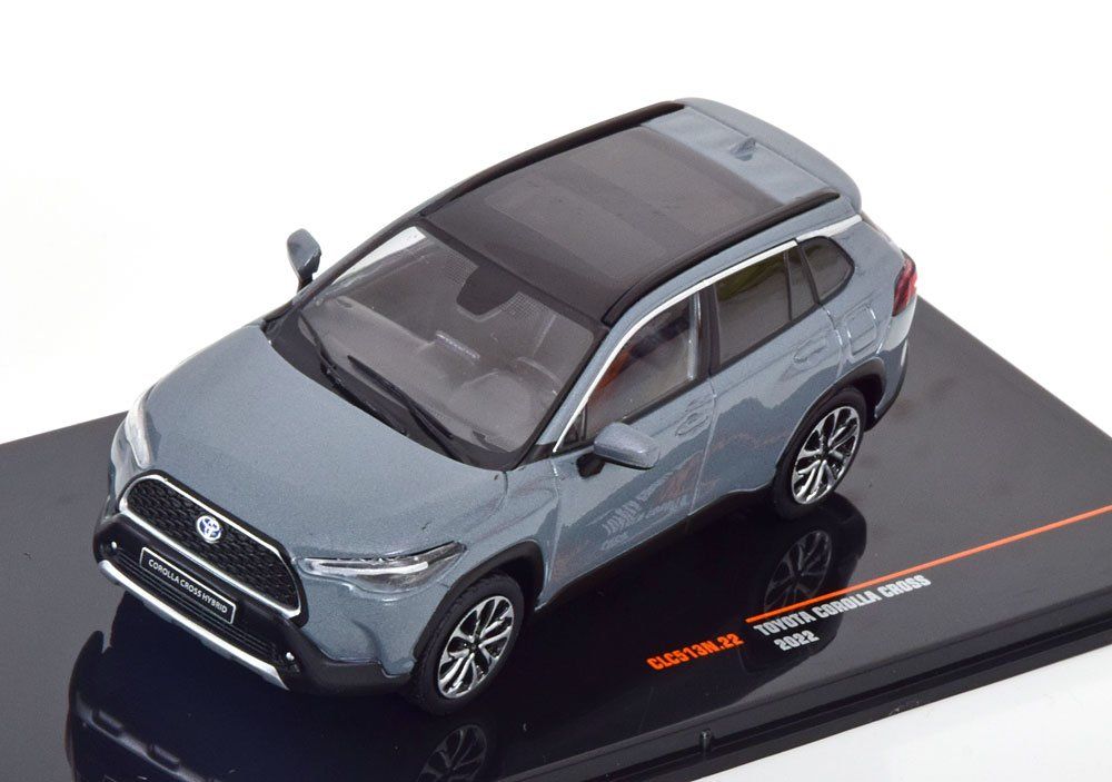 Miniature Minichamps 1/43 – Toyota Corolla New Verso Grise – Très Bon état + Boîte