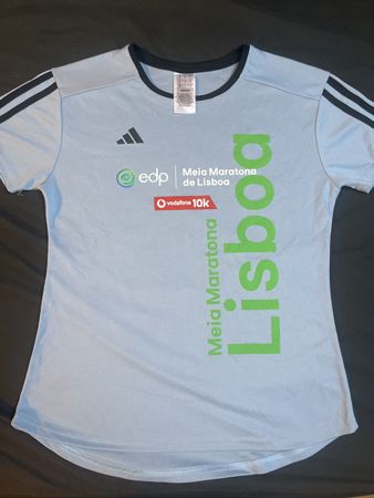 Adidas Laufshirt Grösse M, Halbmarathon Lissabon