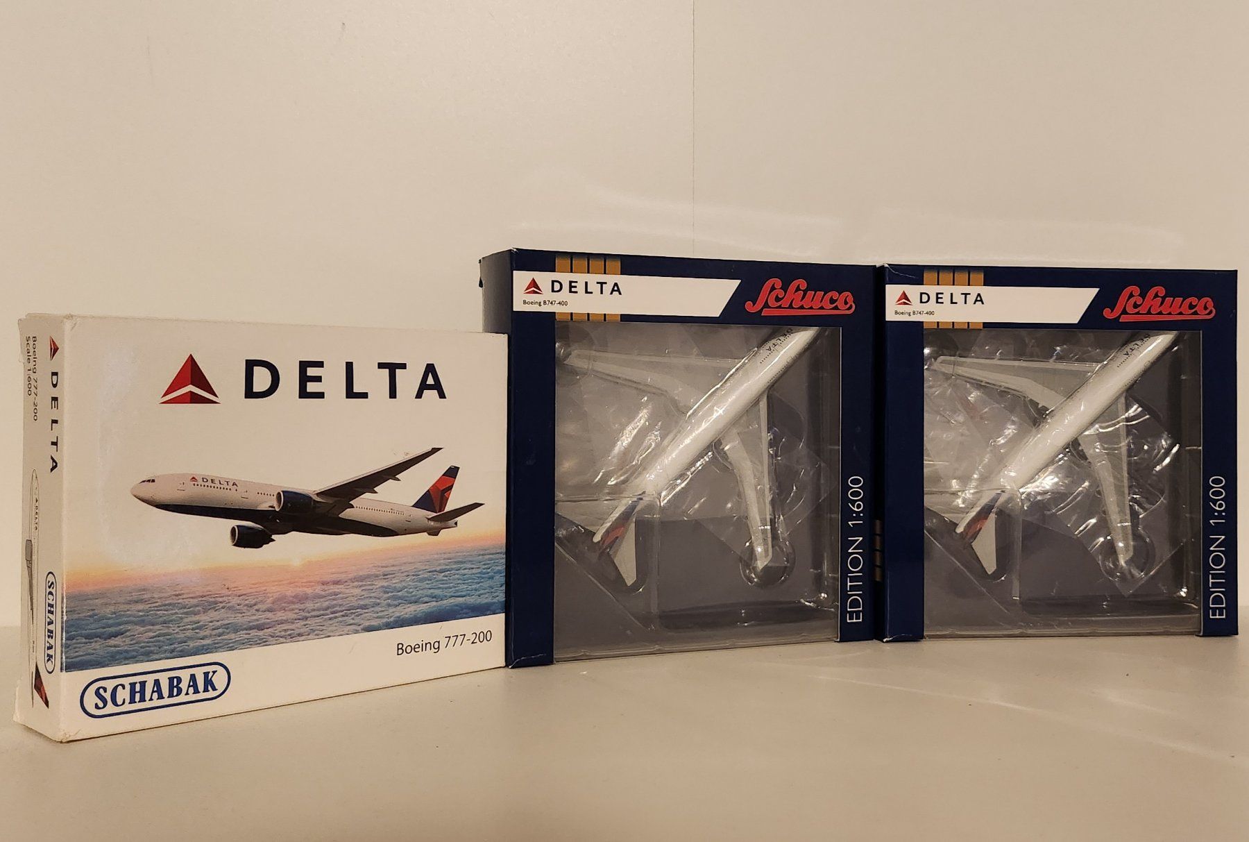 Schuco Kit di modellismo & Modellini statici: Schuco/Schabak 1/600 Delta Airlines – Usato da Wittenwil venduto da ced_q8j7