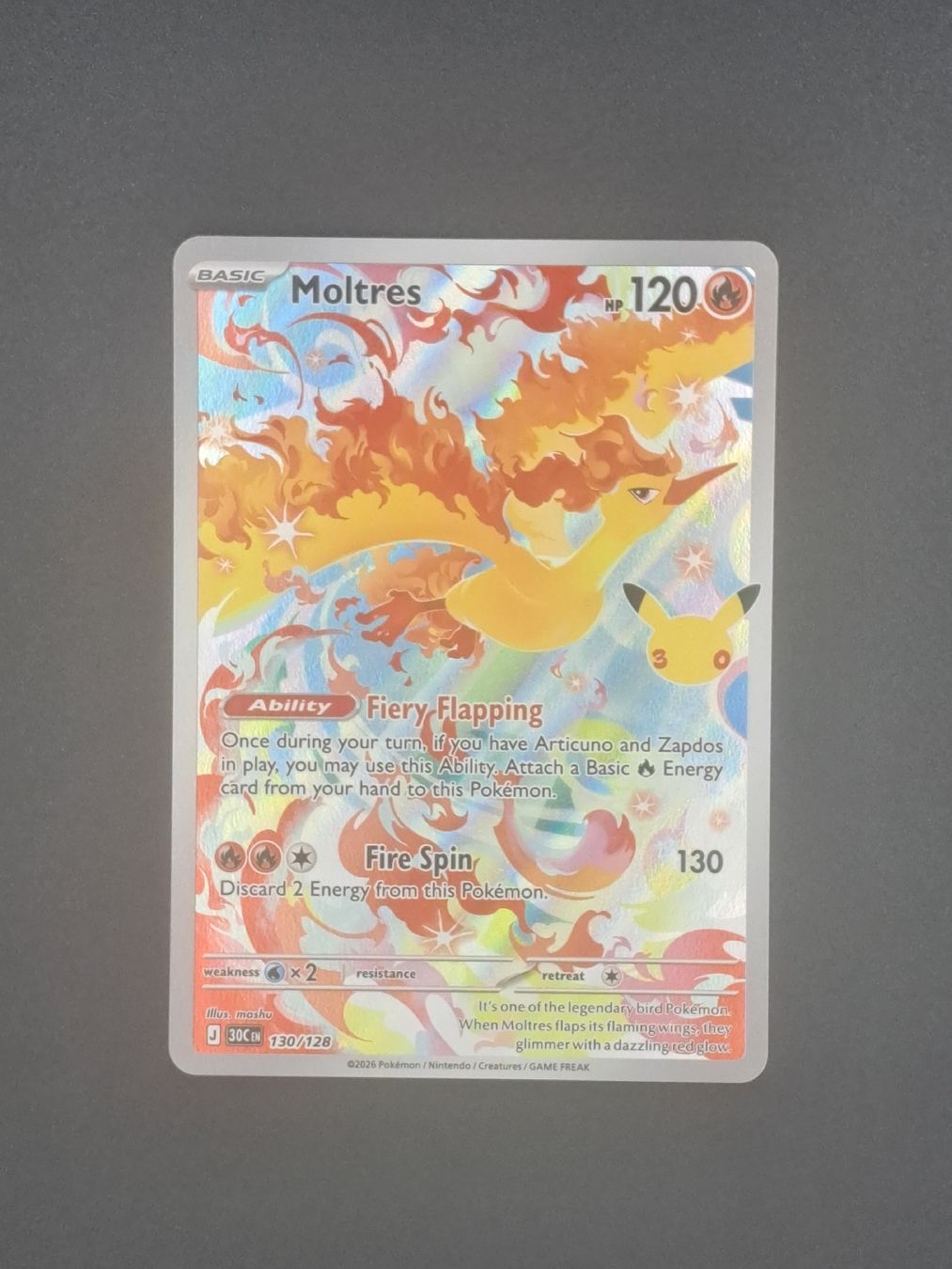 Pokémon Carte collezionabili: Moltres Celebrations EN – Nuovo (secondo la descrizione) da Attinghausen venduto da UltimateNerd