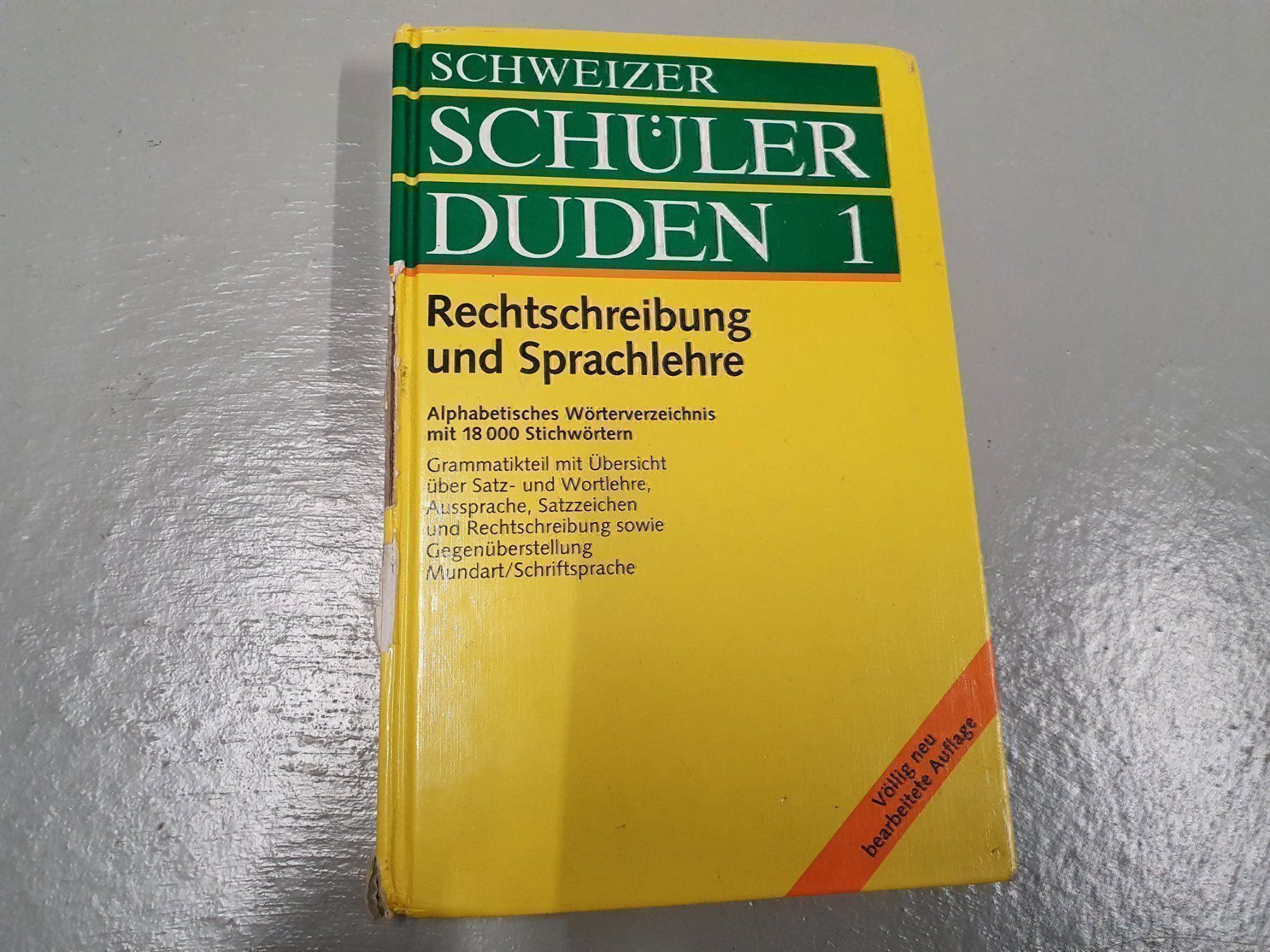 Libri: Schweizer Schüler Duden 1 von 1989 – Usato da Thun venduto da Aspi7 1