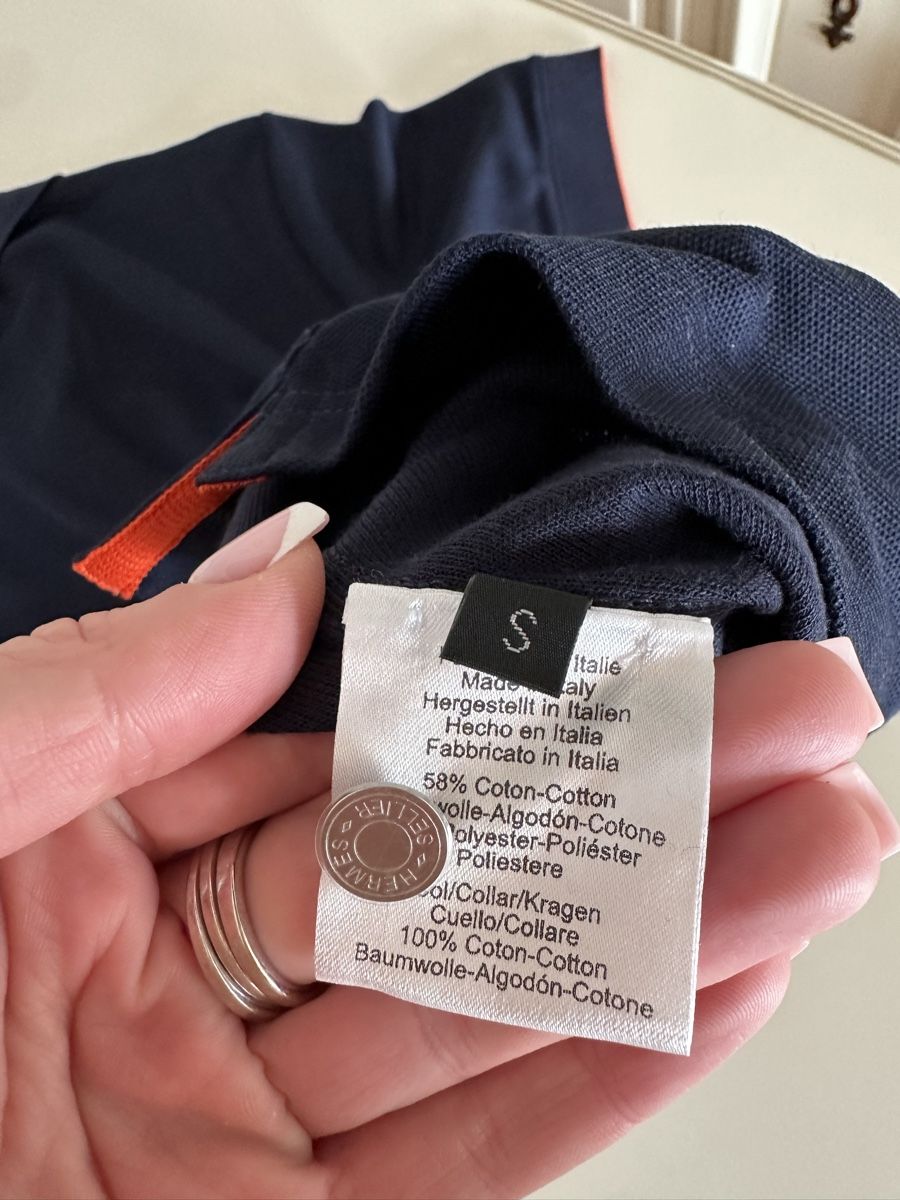 Hermès Magliette Polo: Hermes polo in navy blue – Nuovo e nell'imballaggio originale da Kilchberg ZH venduto da cruella 3