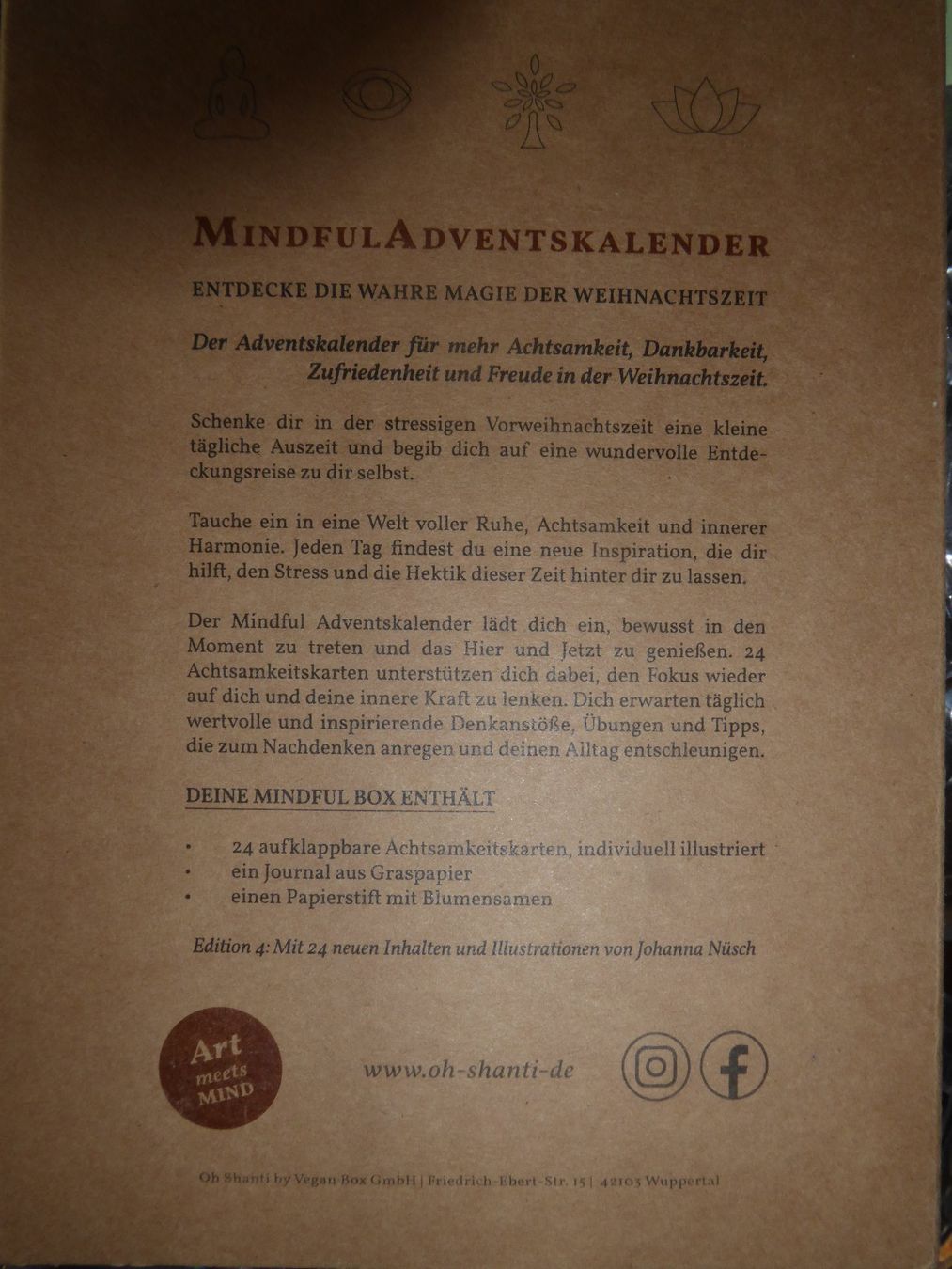 Calendari: Mindful Adventskalender – Nuovo (secondo la descrizione) da Gossau SG venduto da oreliefredy 4