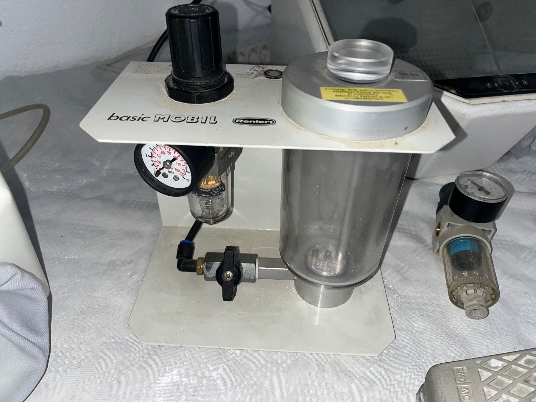 Attrezzature mediche: Renfert Basic Duo Sandstrahler Zahntechnik Labor Werkstatt – Usato da Illighausen venduto da remi 4