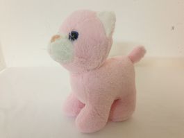 Plüsch Kätzchen, Katze rosa Grösse 19cm