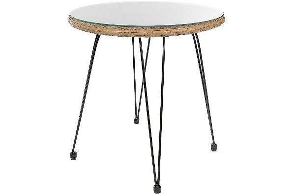 Set di tavolo e panche: Gartentisch & Stühle Balkon 3er Set Rattan – Nuovo e nell'imballaggio originale da Flawil venduto da vivalacasa 6