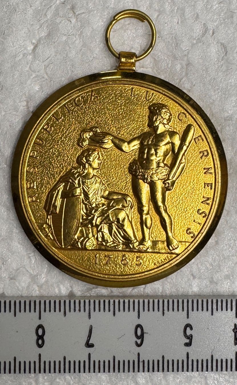 Medaglie: Luzerner Medaille 1785 - Ein Stück Geschichte – Usato da Andwil SG venduto da Ariisa1234 2