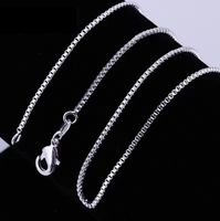 Schöne 925 versilberte Venezia-Kette 20" / c.a. 48cm