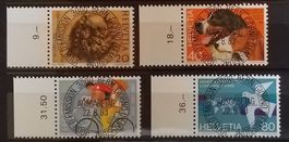 ET) 701-704, Sondermarke ET Vollstempel Kt. 8.-