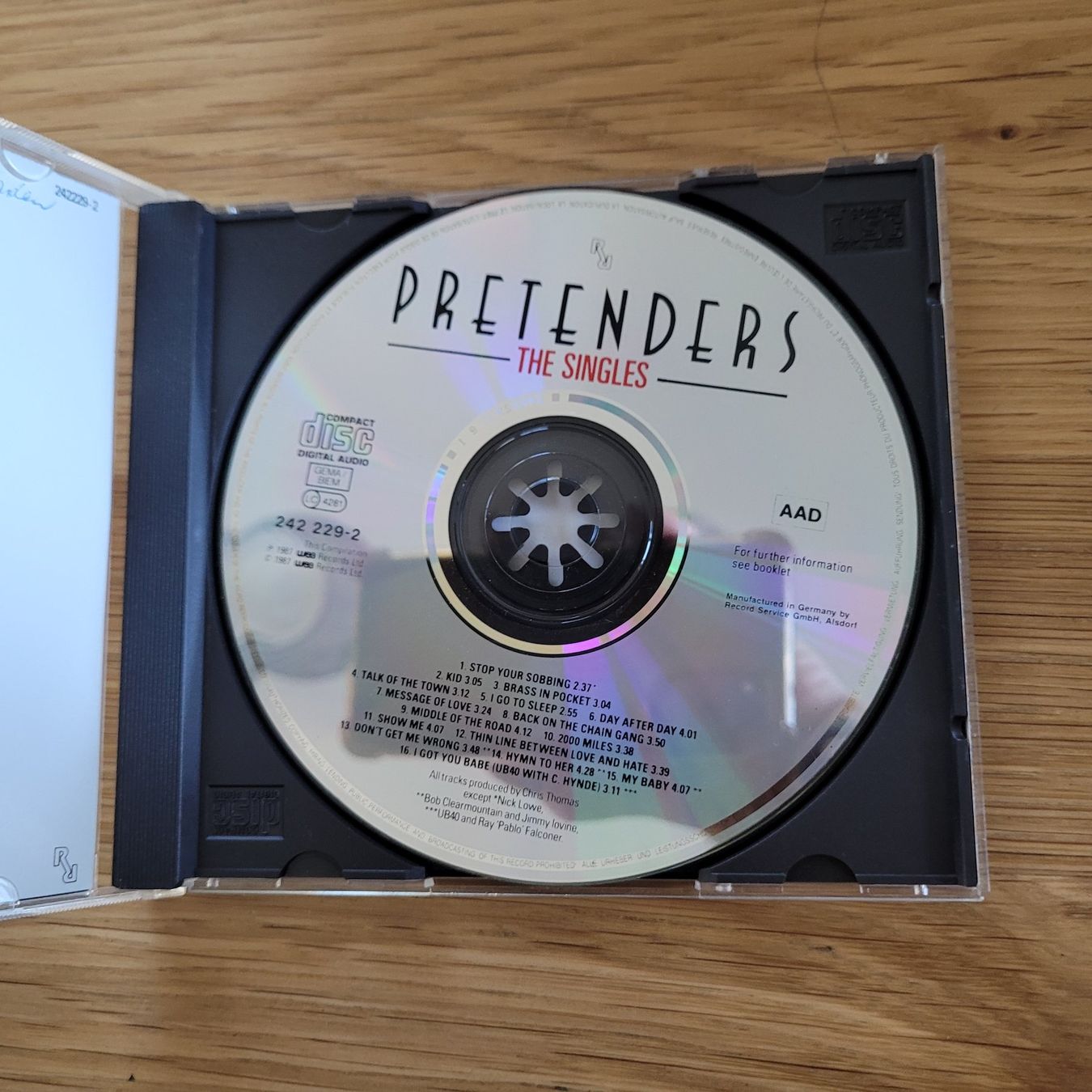 CD: CD Pretenders The Singles – Usato da Biel/Bienne venduto da Destockweb 1