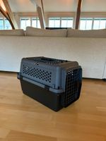 Transportbox für Haustiere grau schwarz guter Zustand