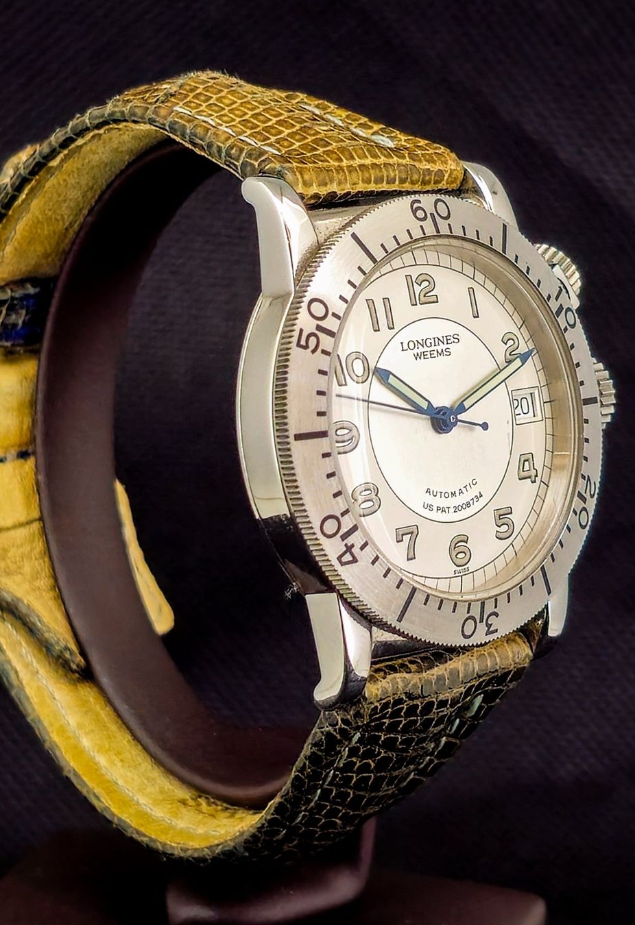 Longines Orologi: Longines Weems Navigation Automatikuhr mit Garantie – Usato da Lugano venduto da R.Riccardo 6