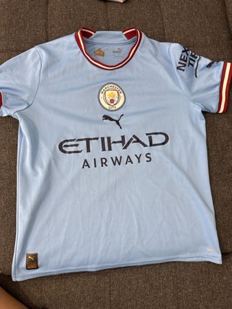 Manchester City Original Trikot Gr. 164 - Y13-14