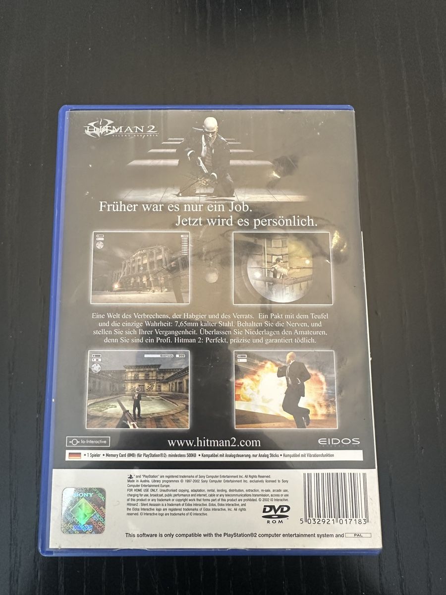 Spiele: Hitman 2 für PS 2 – Gebraucht aus Kappel SO von pat_7gxd 1
