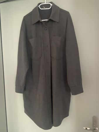 Lange Jacke grau Gr L