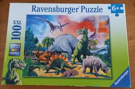 RAVENSBURGER - DINO - PUZZLE* 100XXL/23X33CN/1 TEIL DEFEKT