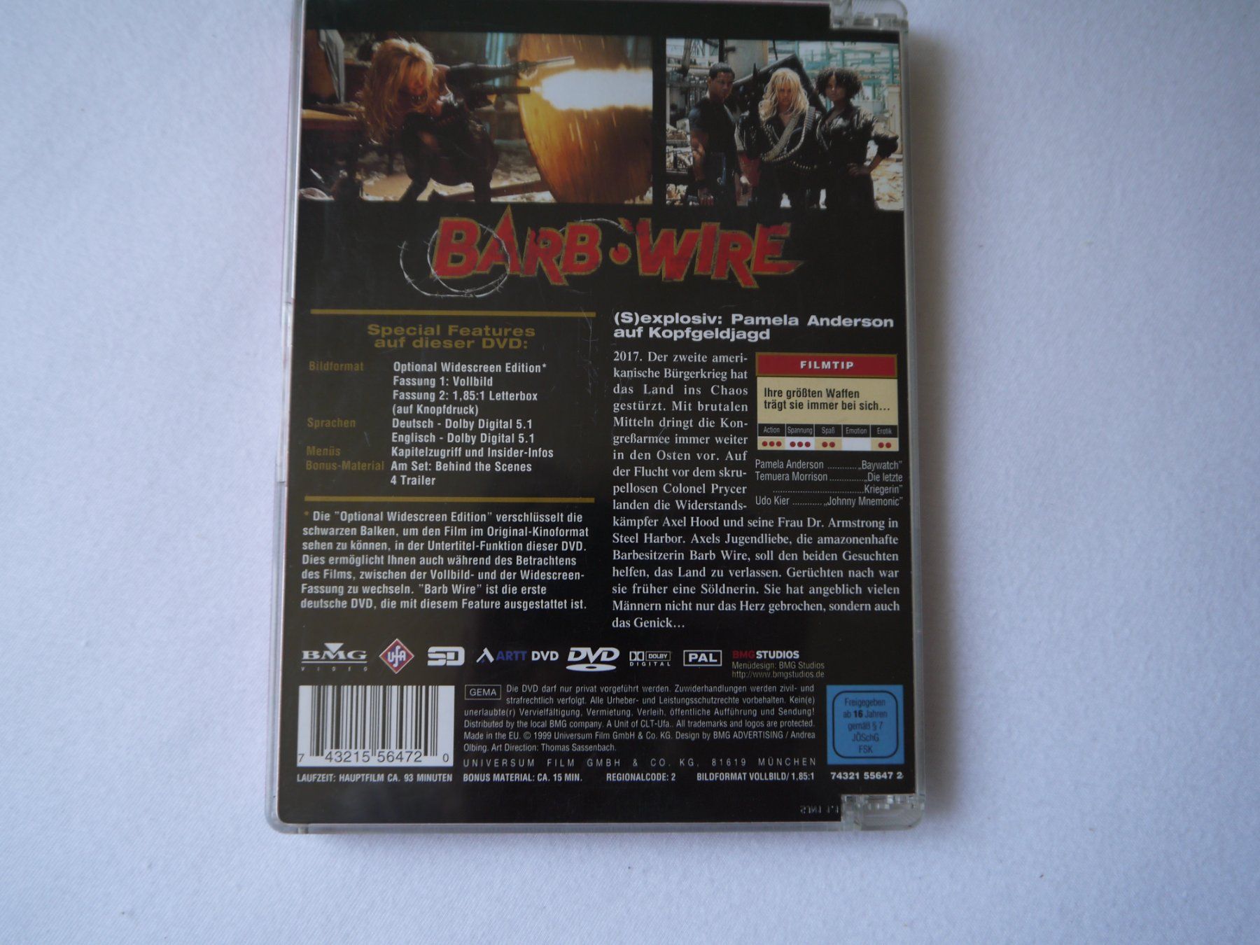 Tutti i DVDs: BARB WIRE(1996)-Pamela Anderson – Usato da Hagendorn venduto da Blaf 1
