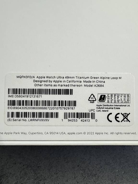 Smartwatch: Apple Watch Ultra 49mm Titan – Usato da Möriken AG venduto da E60Veni 2
