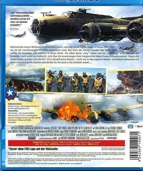 Tutti i DVDs: Red Tails ***DEUTSCH*** – Nuovo e nell'imballaggio originale da Winterthur venduto da Panam1 1