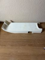 Piaggio Ciao Trittbrett in weiss mit Loch hinten