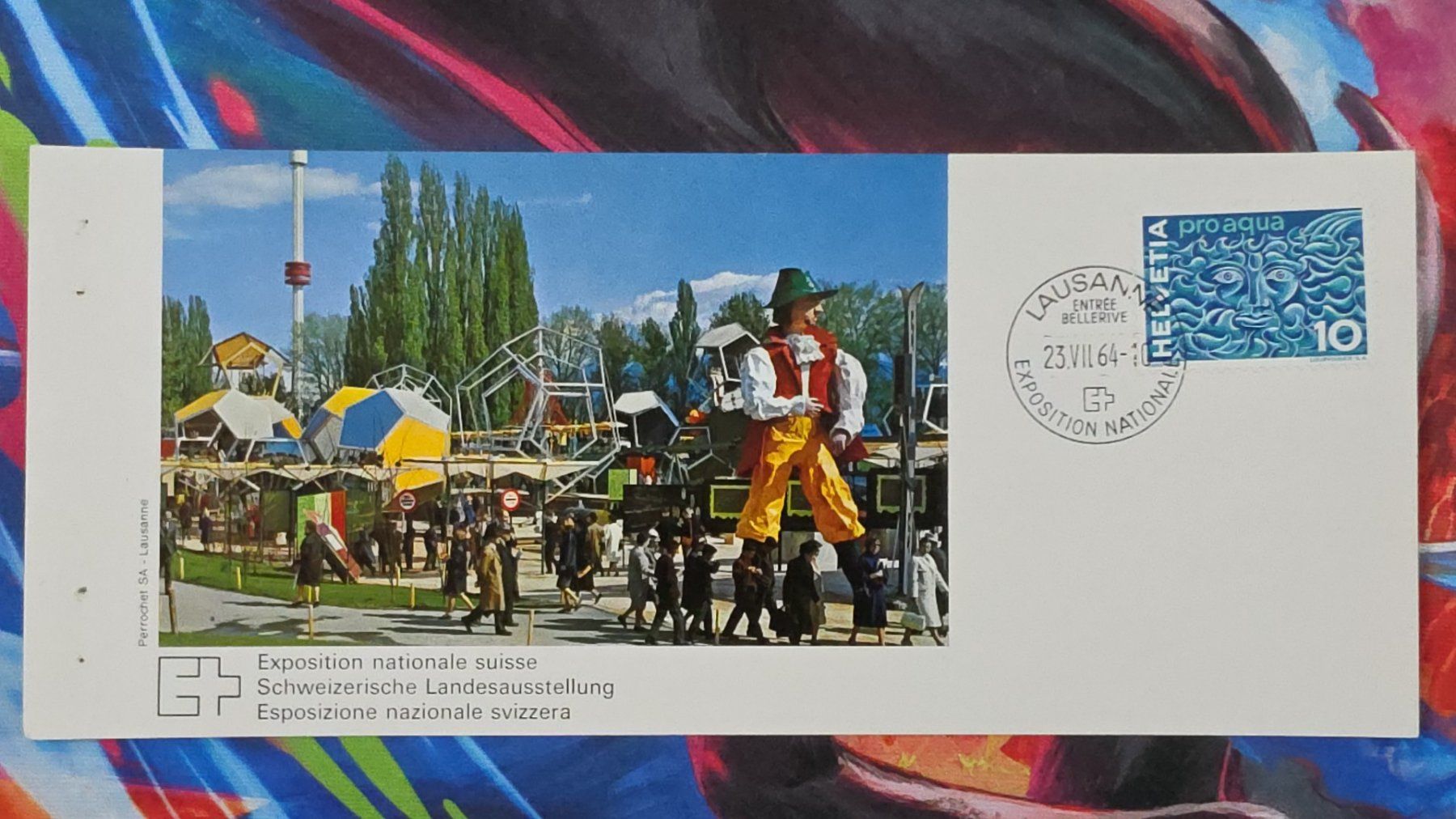 Alle Briefmarken: CL26 Emsemble + Timbre Suisse 1964 – Gebraucht aus Cousset von Patrick_Collections 3